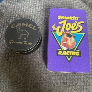 Smokin' Joes Racing Tin Can, Camel Genuine Taste Tin.